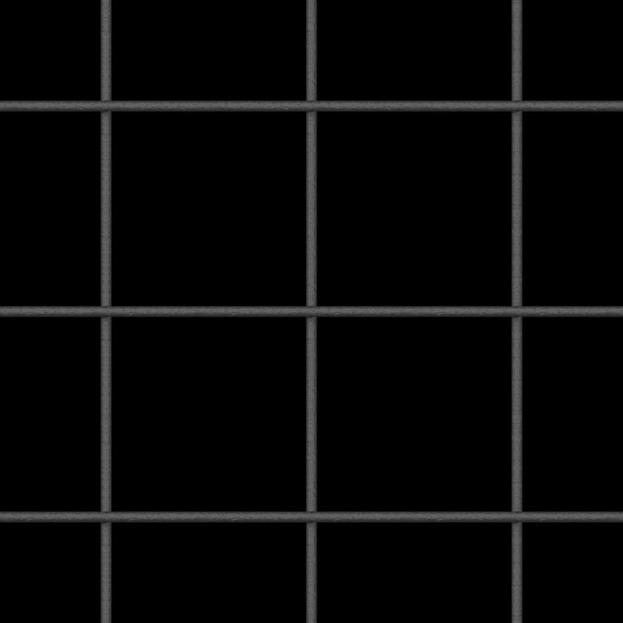 McNICHOLS® Wire Mesh Square, VINYLMESH™, Galvanized Steel, PVC Coated Black, Welded - Trimmed, 2" x 2" Mesh (Square), 1.9010" x 1.9010" Opening (Square), 0.099" Thick (12-1/2 Gauge) Wire Diameter, 90% Open Area McNICHOLS® Wire Mesh Square, VINYLMESH™, Galvanized Steel, PVC Coated Black, Welded - Trimmed, 2" x 2" Mesh (Square), 1.9010" x 1.9010" Opening (Square), 0.099" Thick (12-1/2 Gauge) Wire Diameter, 90% Open Area